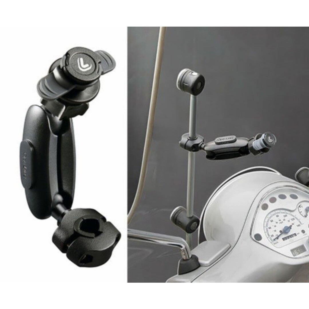 adapter telefoon Opti-Bar ORBIT (Titan Series) spiegel/windschermsteun lang lampa 90561