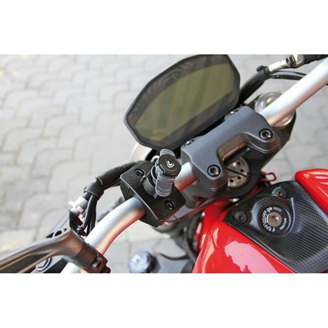 adapter telefoon stuur 16/32mm Opti-Handle o.a. bromfiets/fatbike/motor lampa 90452