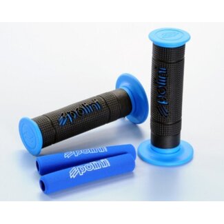 handvatset big evolution blauw/zwart polini 341.0027