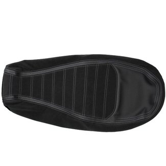 buddydek (made in EU) grijs stiksel segwayE110/segwayE125 zwart/carbon