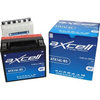 Axcell accu ATX14L‑BS / YTX14L‑BS