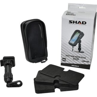 Universeel houder telefoon waterdicht spiegelbevestiging 160x80mm shad