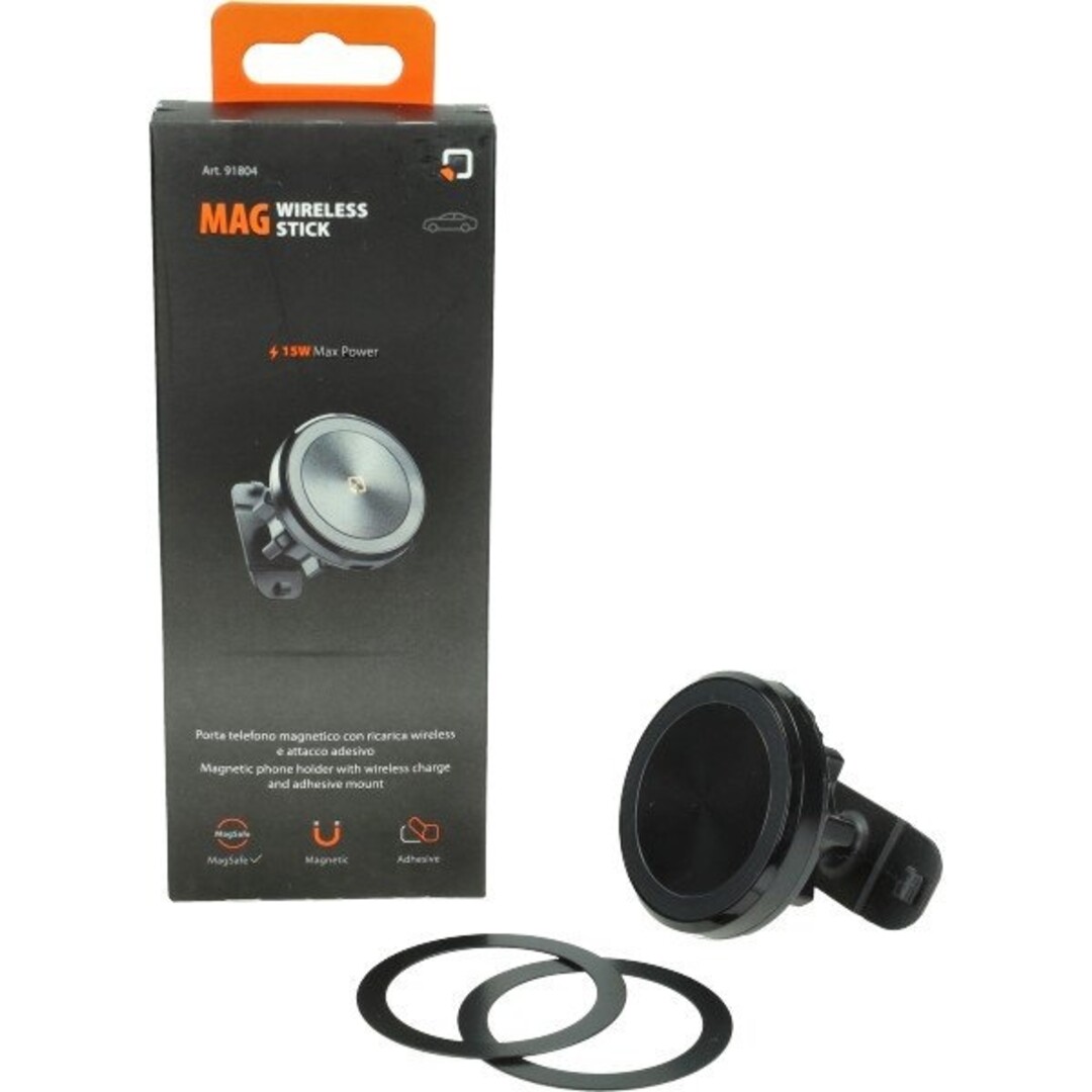 Universeel houder telefoon oplader Mag Wireless Stick zelfklevende houder optiline 81804