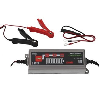acculader 12v slimme acculader amperomatic lithium plus 3,8A lampa 70177