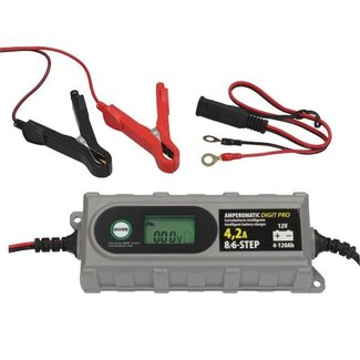 acculader 12v digitaal amperomatic digit pro 4,2A lampa 70209