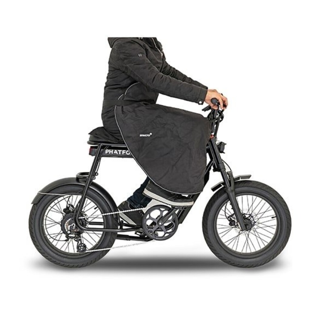 beenkleed incl. opbergtas bakfiets/ fatbike/fiets zwart Stricto