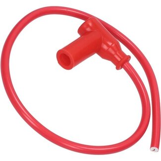bougiekap + kabel silicone (B) univ rood