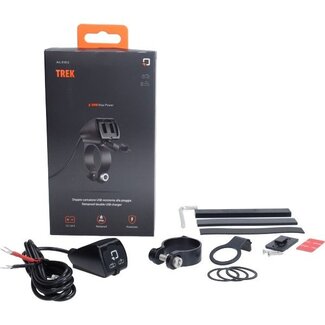 usb lader stuurbevestiging waterdicht 30w 12/24v optiline 91812