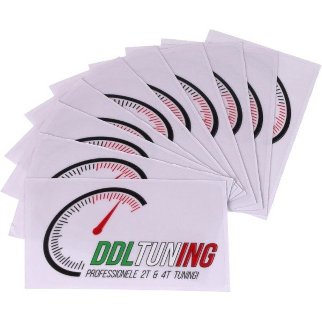 sticker 80x40mm DDL 10 stuks