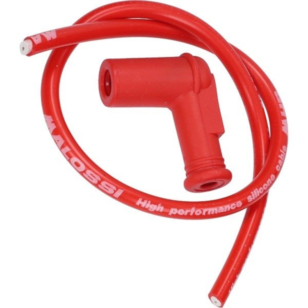 Malossi bougiekap + kabel silicone race univ rood malossi 5519221
