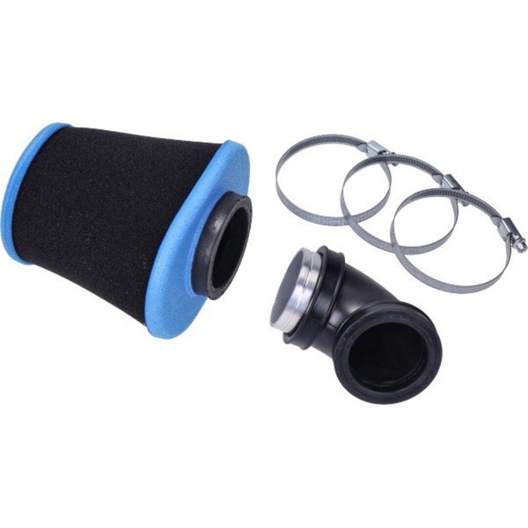 powerfilter conisch + bocht big evolution pwk zwart/blauw polini 203.0159