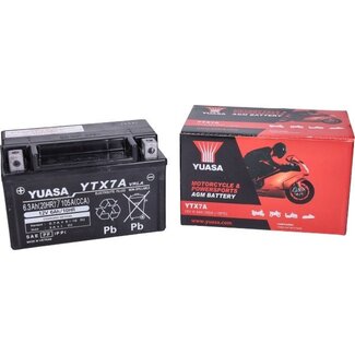 Krachtige Yuasa YTX7A-BS accu SLA/GEL 12V