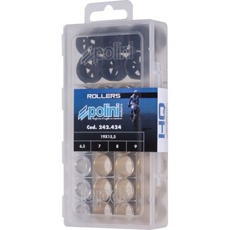 Polini variorolset 6.5/7/8/9 gram 19x15.5mm polini 242.424