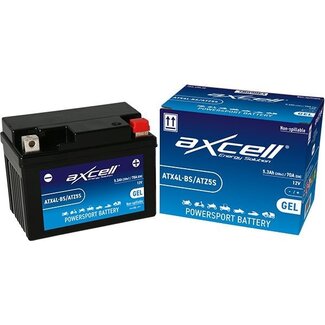 accu atx4l-bs/ytx4l-bs sla/gel 4amp axcell