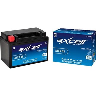 Piaggio accu atx9-bs/ytx9-bs sla/gel euro-2 cen/zip4t axcell