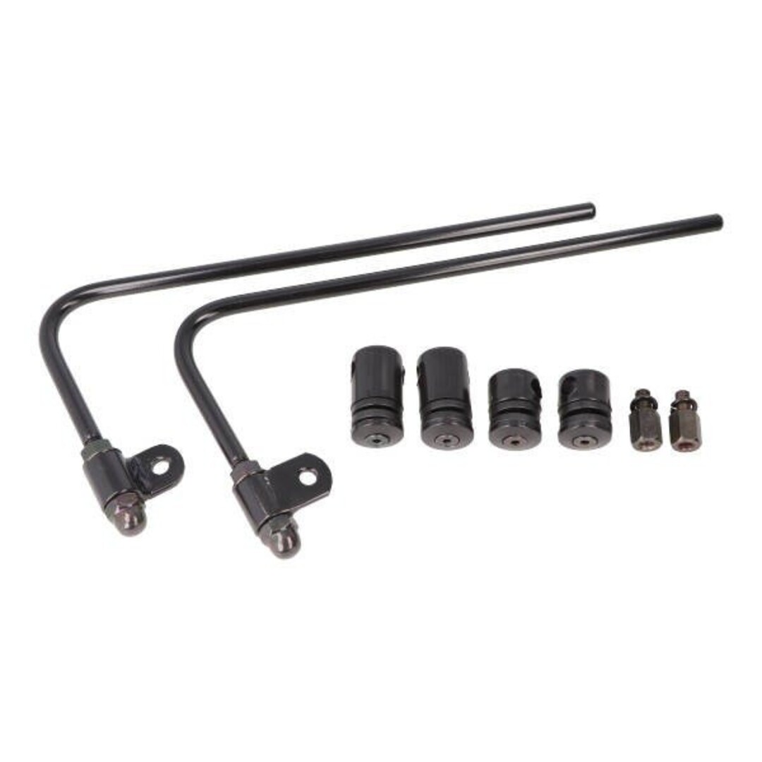 Windscherm bevestigingsset Regia zwart (made in EU) voor La Souris E-ID S6 & Segway E110 – geschikt voor art. 124195 & 124196