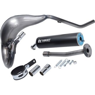 uitlaat met E keur HRD50 sherco vernis Turbokit
