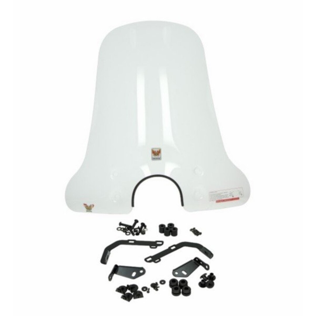 windscherm + bev. set hoog ronde koplamp chi lx/nap/riva1/toscana/vx50 helder isotta