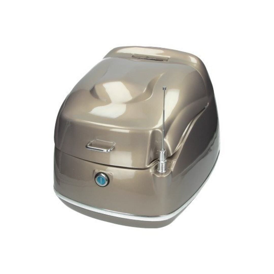 topkoffer + antenne (zit klein krasje(s) op) newflash/retro/swan Smokey agm orig