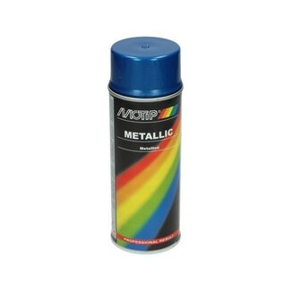 spuitlak 400mL spuitbus blauw metallic motip 04044