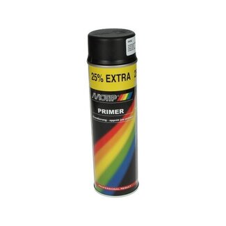 spuitlak 500mL spuitbus primer zwart motip 04052