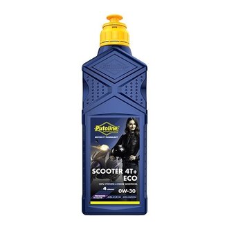 smeermiddel olie 0w30 vol synth. scooter 4T +eco piag/vespa 1L fles putoline 74216