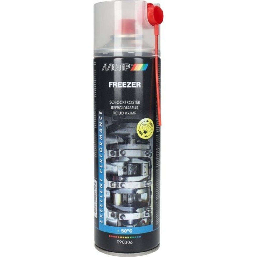 onderhoudsmiddel freezer (koud krimp) 500mL spuitbus motip 090306