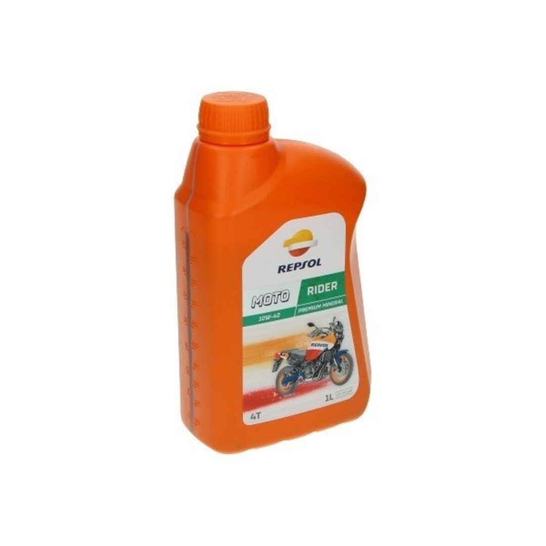 Repsol smeermiddel olie 10W40 minerale rider 1L fles repsol