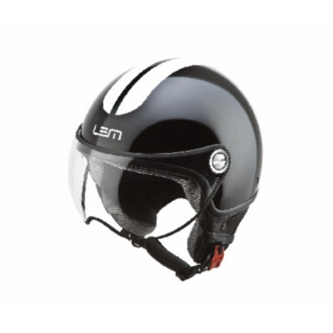 helm demi-jet coolmax glossy roger M 57/58 zwart/wit lem