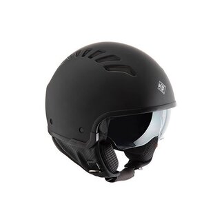 helm jet el fresh (air) met zonnevizier M 57/58 zwart mat tucano=op=op