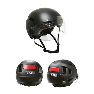 helm pedelec/snorfiets + vizier NTA-8776 keur safety S/M 52/57 zwart mat CAB