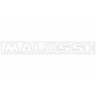Malossi sticker univ woord [malossi] wit malossi 3312650=op=op