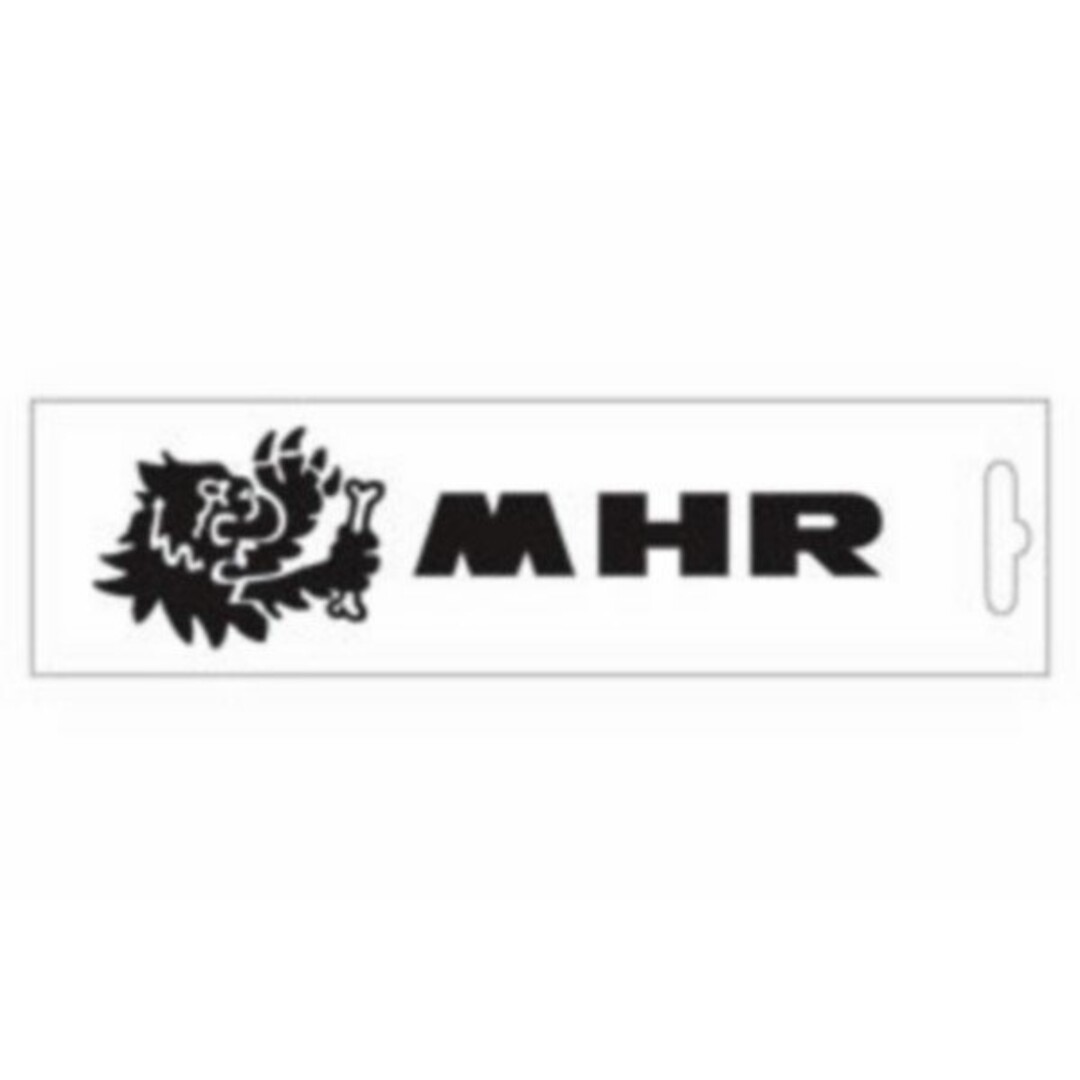 sticker univ woord [mhr] + leeuw 16cm zwart malossi mhr 339772=op=op