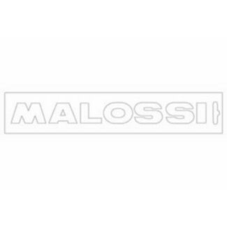 sticker univ woord [malossi] 16cm wit malossi 339778=op=op