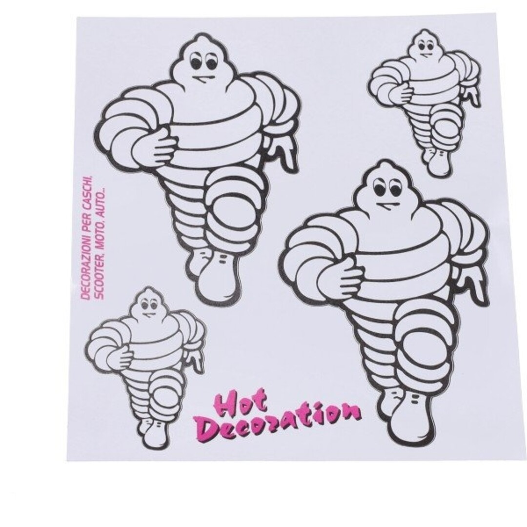 stickerset wit michelin