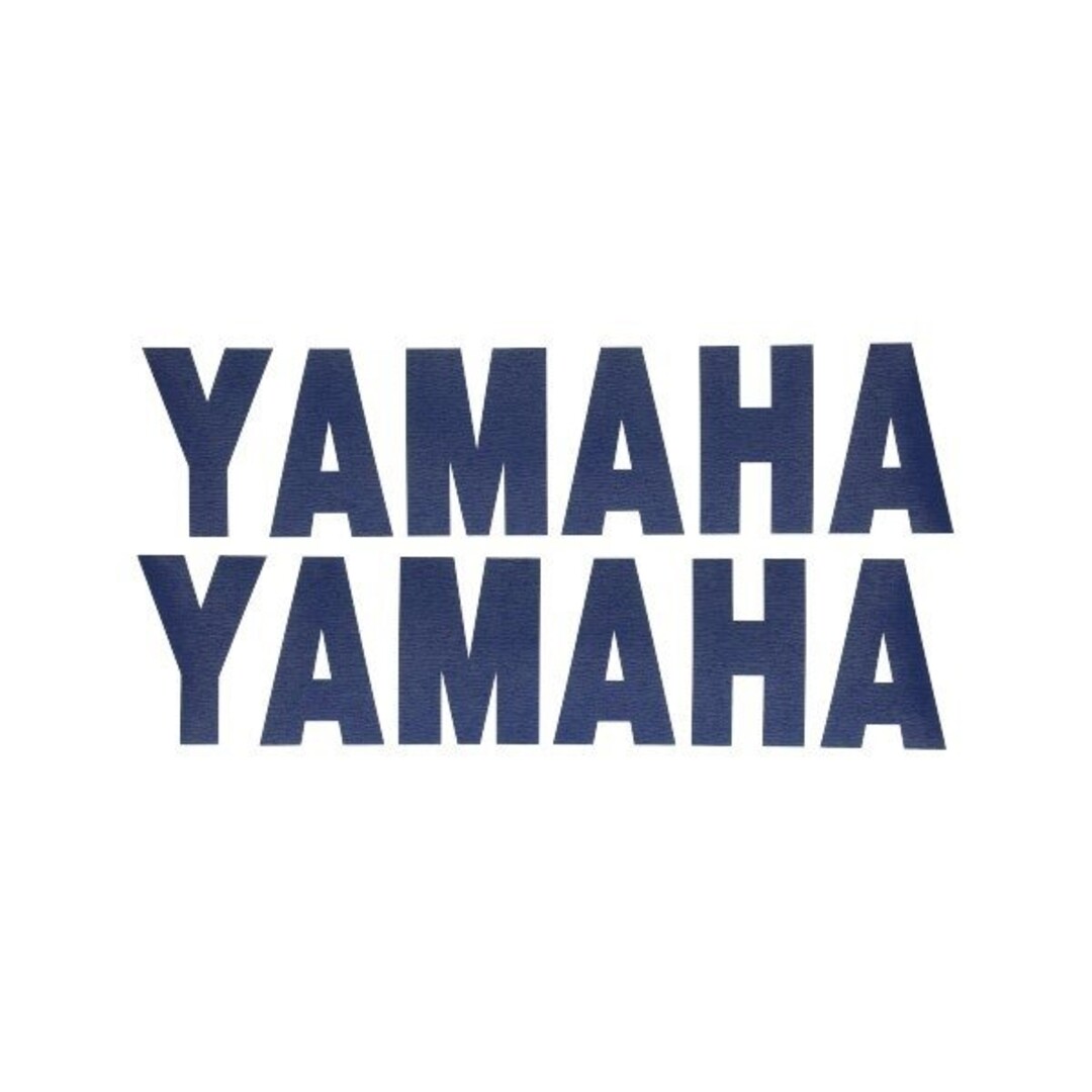 Yamaha sticker yamaha woord [yamaha] onderspoiler aerox blauw 980587.blu 2-delig