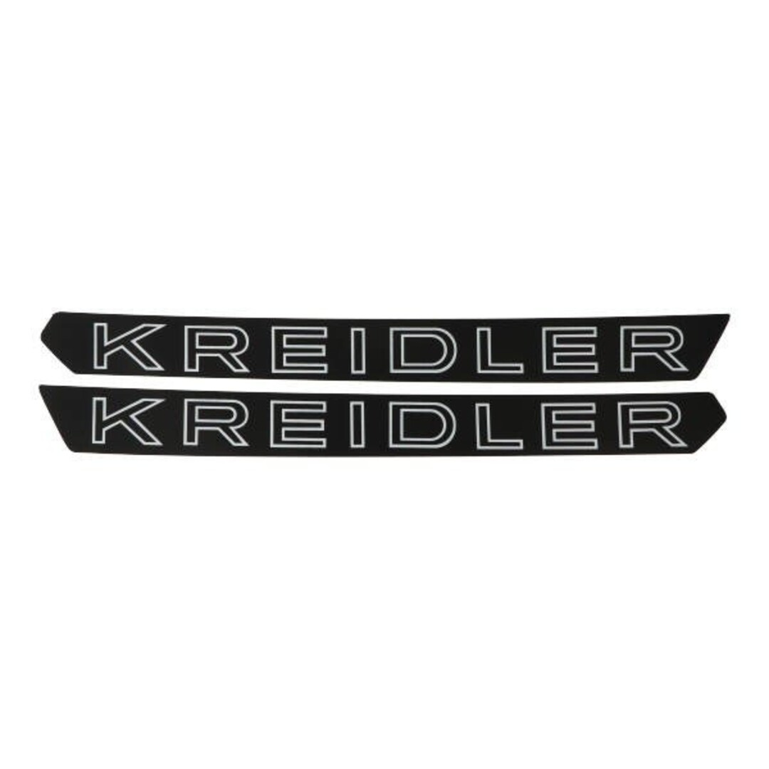 Kreidler stickerset benzinetank 1973-1975 kreidler zwart/wit