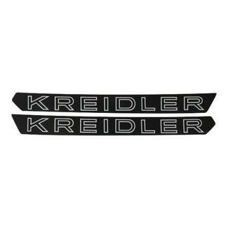 Kreidler stickerset benzinetank 1973-1975 kreidler zwart/wit