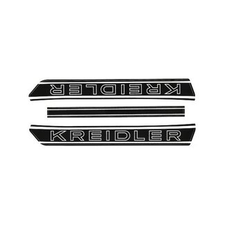 Kreidler stickerset benzinetank kreidler zwart/wit