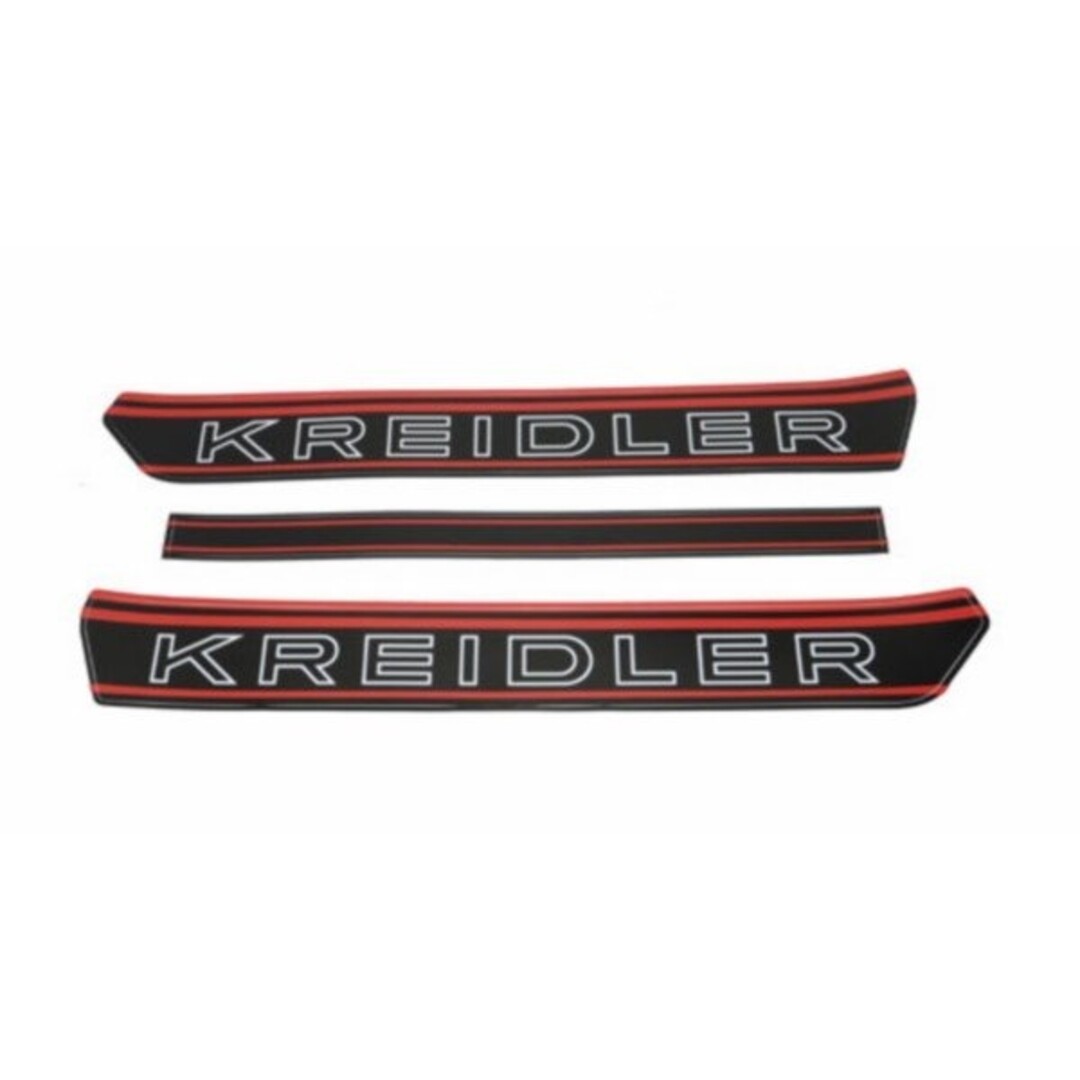 Kreidler stickerset benzinetank kreidler zwart/rood