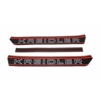 Kreidler stickerset benzinetank kreidler zwart/rood