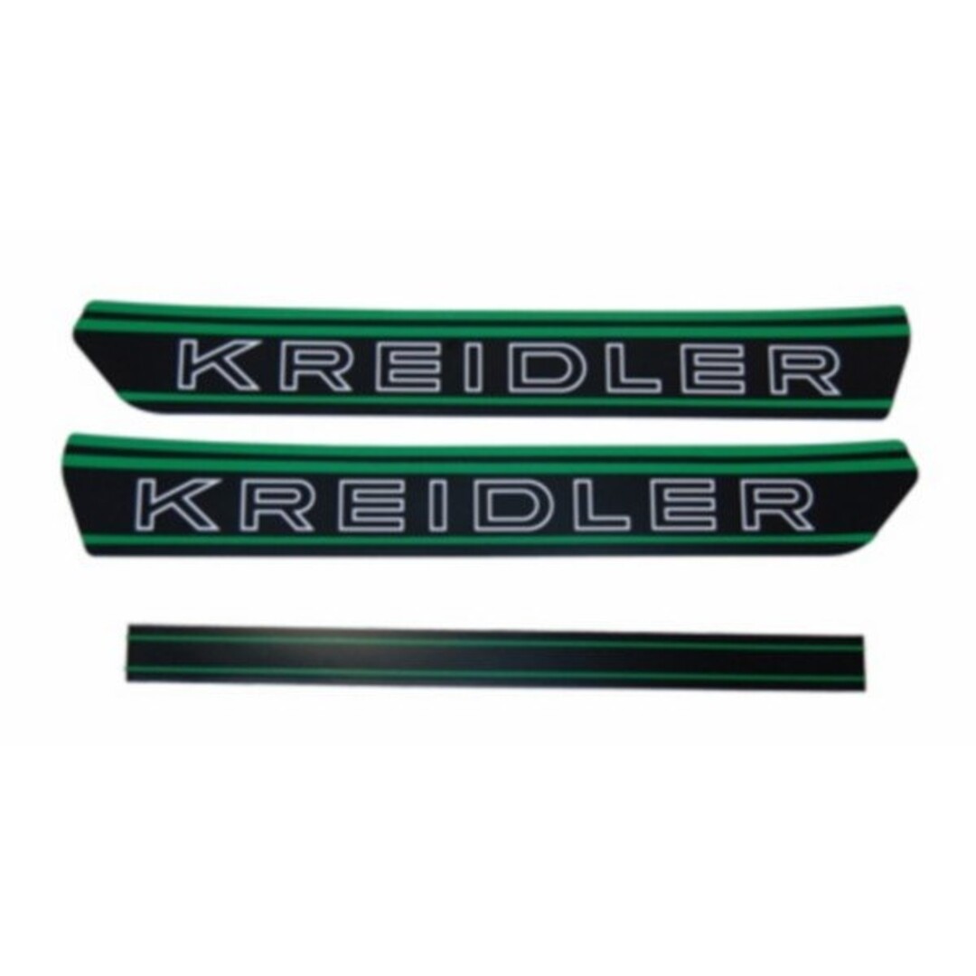 Kreidler stickerset benzinetank kreidler zwart/groen