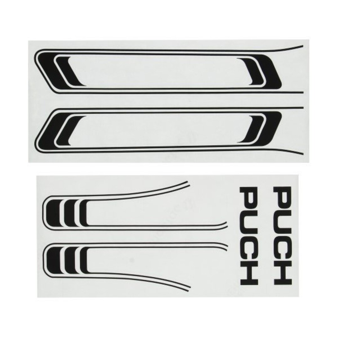 stickerset maxi zwart