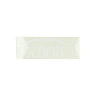 sticker univ woord [oxbow] wit 2pcs=op=op