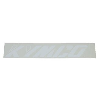 sticker kymco woord [kymco] schuin wit=op=op