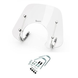 windscherm + bev. set laag Euro-5 2022/2023 gts 300 helder piag orig 1b010107