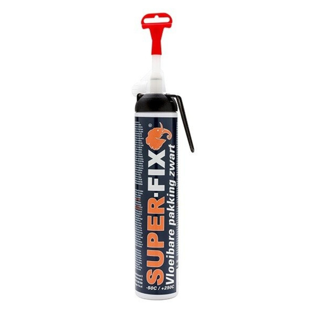 pakking vloeibaar 200mL zwart super-fix 1610001
