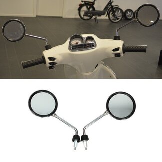 spiegelset kort E-keur lx/vespa chroom