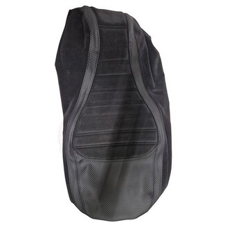 buddydek (made in EU) Designo Alcantara zwart/zwart zwart past op sprint