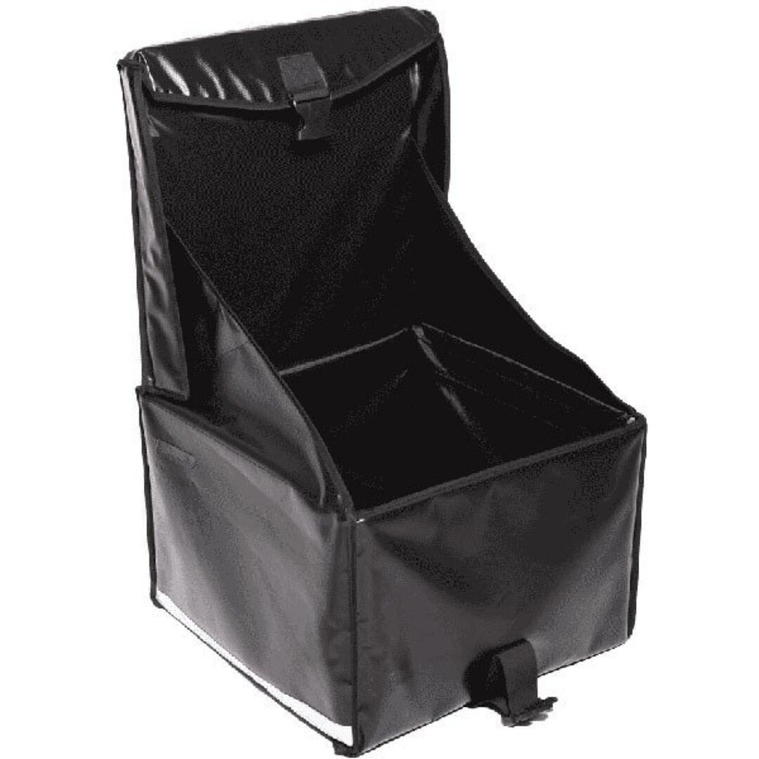 pizzakoffer universeel bovenlader !!mist zijpanelen binnen) fiets/scooter/bromfiets zwart